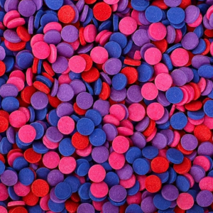 Berry Confetti Shapes